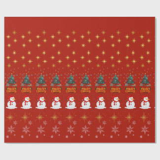 Cadeau Papier d'emballage de Noël