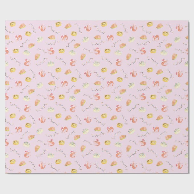 Cadeau Papier d'emballage de Noël (Plat)