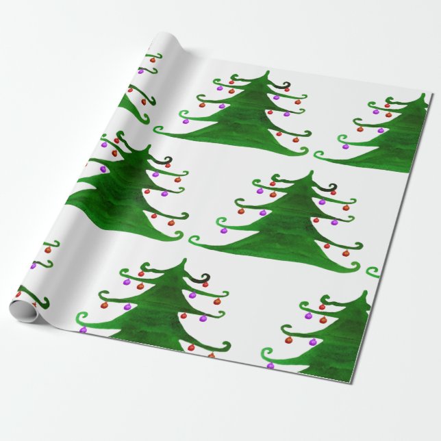 Cadeau Papier d'emballage de Noël (Déroulé)