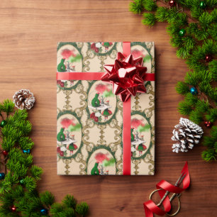 Cadeau Papier d'emballage de Noël Alice au Pays des Merve