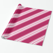 Papier d'emballage de Noël Bonbon Rose Cerise