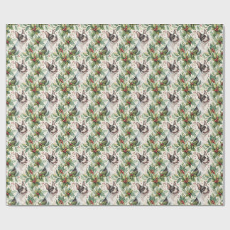 Cadeau Papier d'emballage de Noël Boston Terrier