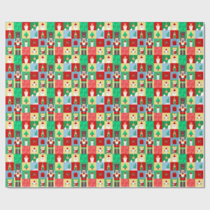 Cadeau Papier d'emballage de Noël Casse-noisette