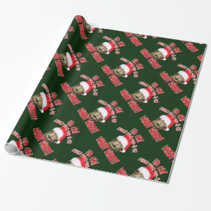 Cadeau Papier d'emballage de Noël de chameau de journée