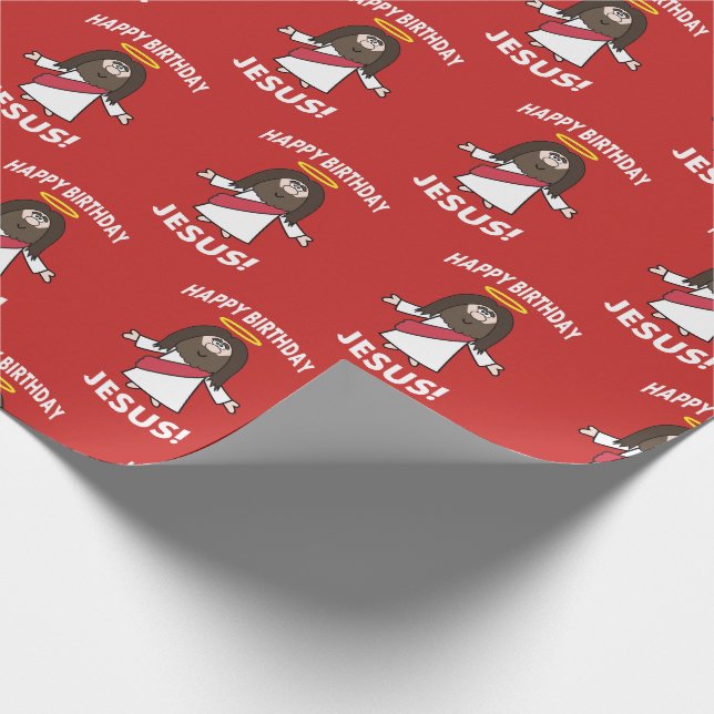 Cadeau Papier d'emballage de Noël de Noël de Jésus de (Coin)