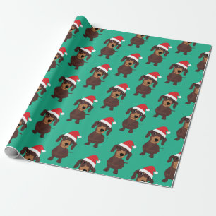 Cadeau Papier d'emballage de Noël de Noël mignon de