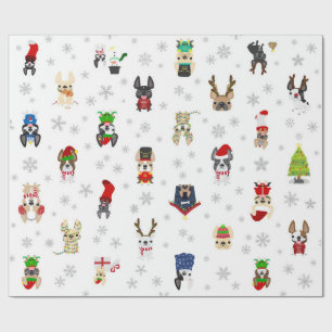 Cadeau Papier d'emballage de Noël de vacances de