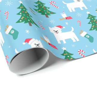 Cadeau Papier d'emballage de Noël de Westie