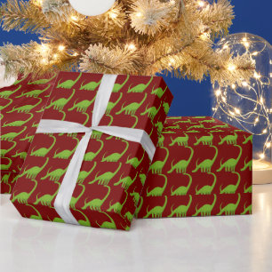 CADEAU PAPIER D'EMBALLAGE DE NOËL DINOSAURE T REX