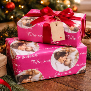 Cadeau Papier d'emballage de Noël Élégant «C'est la saiso