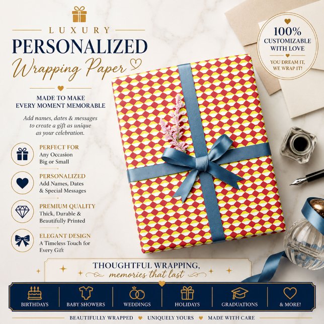 Cadeau Papier d'emballage de Noël géométrique (Créateur téléchargé)