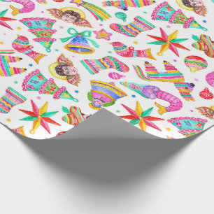 Cadeau Papier d'emballage de Noël mexicain
