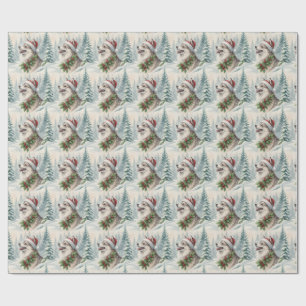 Cadeau Papier d'emballage de Noël Pomsky