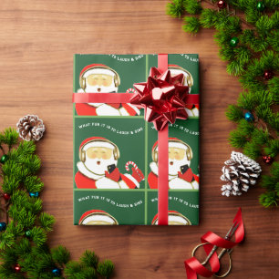 Cadeau Papier d'emballage de Noël pour amateur de musique