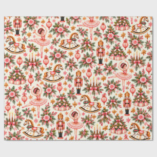 Cadeau Papier d'emballage de Noël pour ballet Casse-Noise