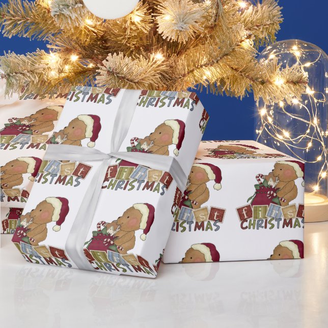 Cadeau Papier d'emballage de Noël pour bébé (Vacances)