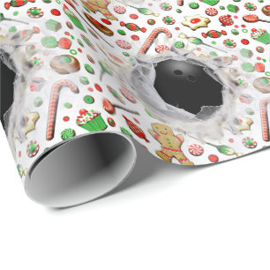 Cadeau Papier d'emballage de Noël pour Bowling