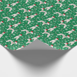 Cadeau Papier d'emballage de Noël pour chien de Bedlingt