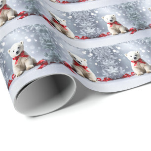 Cadeau Papier d'emballage de Noël pour les vacances de l'