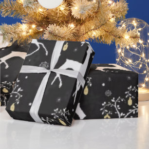 Cadeau Papier d'emballage de Noël Reindeer