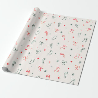 Cadeau Papier d'emballage de Noël simple