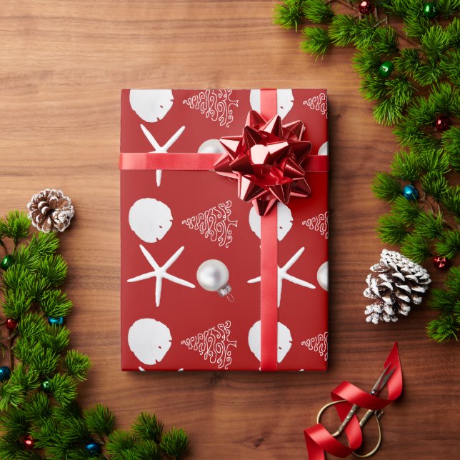 Cadeau Papier d'emballage de Noël Tropical (Cadeau de vacances)