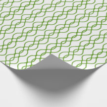 Papier d'emballage de Noël vert