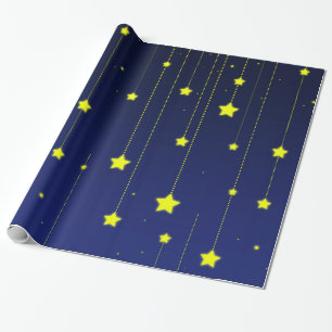 Cadeau Papier d'emballage de nuit étoilée