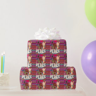 Cadeau Papier d'emballage de paix