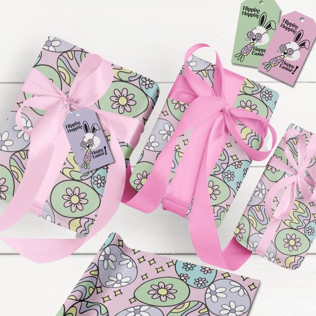 Cadeau Papier d'emballage de Pâques pastel groovy ambianc (Gift tags sold separately  can be found as part of this collection)