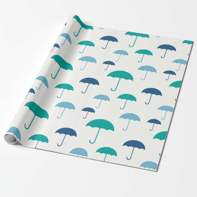 Cadeau Papier d'emballage de parapluie coloré (Déroulé)