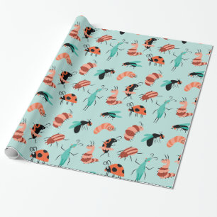 Cadeau Papier d'emballage de partie d'insecte