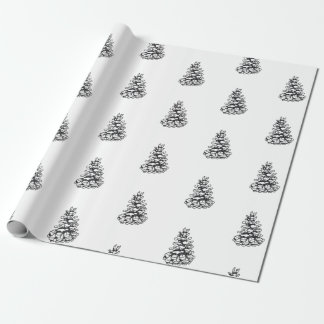 Cadeau Papier d'emballage de Pinecone