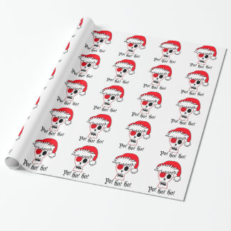 Cadeau Papier d'emballage de pirate de Noël de Yo ho ho