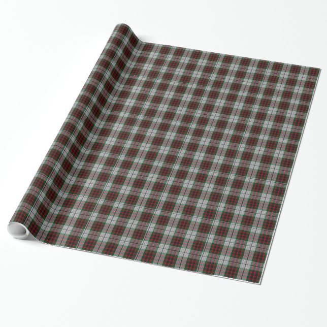 Cadeau Papier d'emballage de plaid de tartan de robe de (Déroulé)