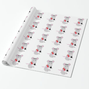 Cadeau Papier d'emballage de rat - ensoleillé