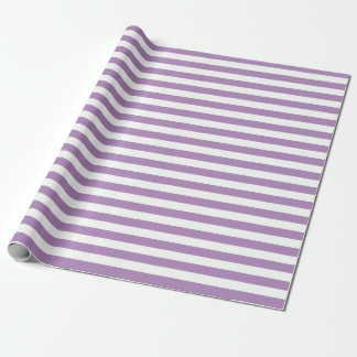 Cadeau Papier d'emballage de rayures violettes