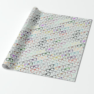 Cadeau Papier d'emballage de rétro hippie en verre