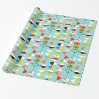 Papier d'emballage de rétro motif de harlequin