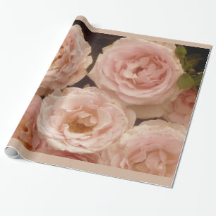 Cadeau Papier d'emballage de roses précieux