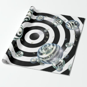 Cadeau papier d'emballage de sphères optiques