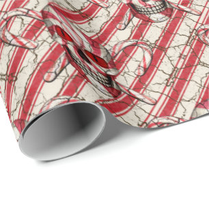 Cadeau Papier d'emballage de sucre de canne de crâne