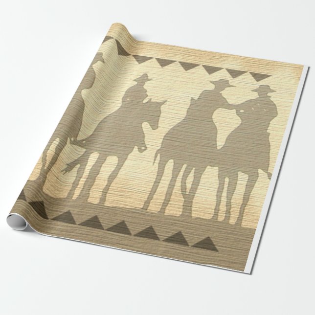 Cadeau Papier d'emballage de sud-ouest occidental de (Déroulé)