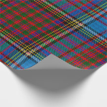 Papier d'emballage de tartan d'Anderson