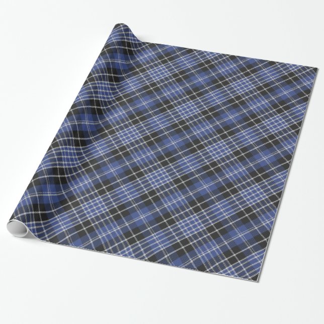 Cadeau Papier d'emballage de tartan de Clark (Déroulé)