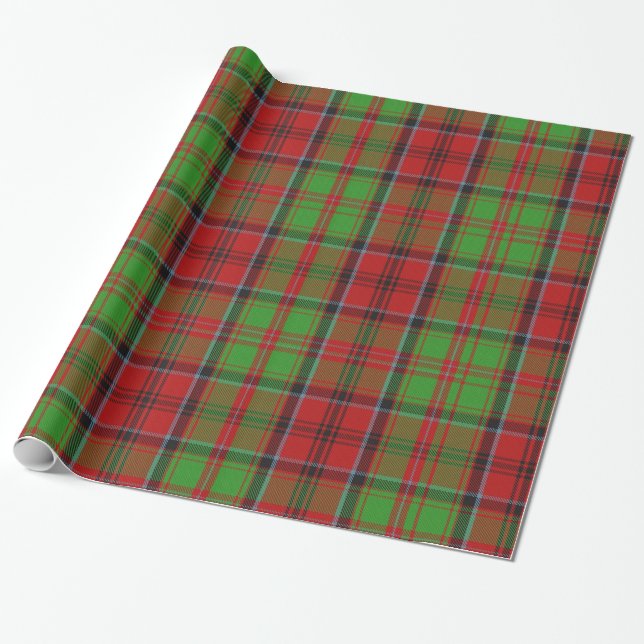 Cadeau Papier d'emballage de tartan de confits (Déroulé)