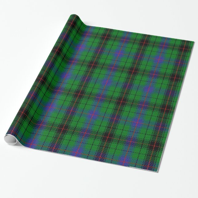 Cadeau Papier d'emballage de tartan de Davidson (Déroulé)