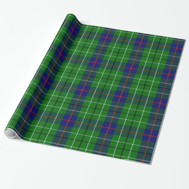 Cadeau Papier d'emballage de tartan de Duncan (Déroulé)