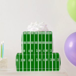 Cadeau Papier d'emballage de terrain de football