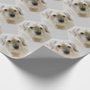 Cadeau Papier d'emballage de Terrier de frontière
